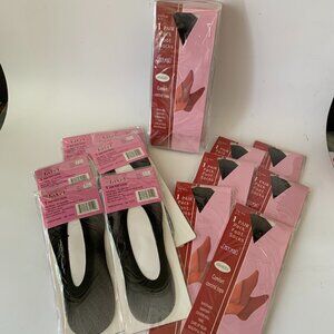 JAVEL FOOT SOCKS COMFORT CONTROL TOPS BLACK SPANDEX SET OF 24 SIZE 9-11